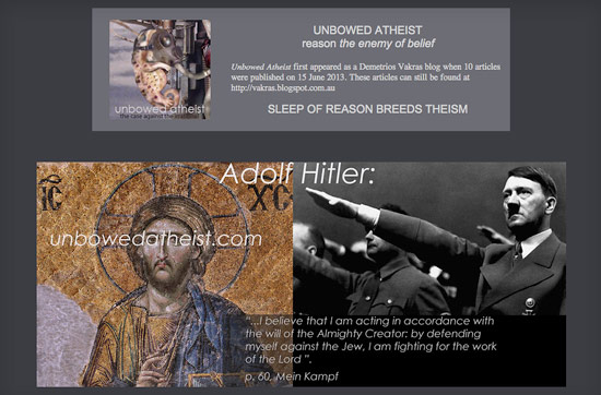 unbowed atheist - a site against religious kooks